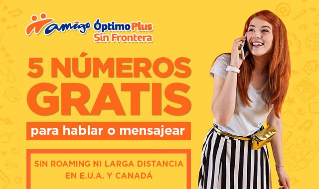 Telcel anuncia Amigo Óptimo Plus Sin Frontera