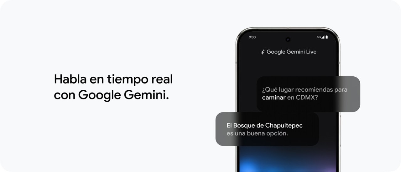 puedes hablar interactuar y consultar en tiempo real con google gemini desde tu android