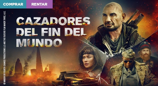 compre o renta cazadores del fin del mundo dentro de claro video solo con telcel