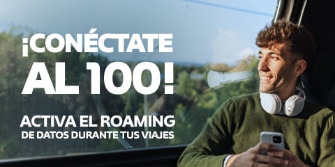 cuando viajes al extranjero no olvides activar tus datos para estar siempre conectado