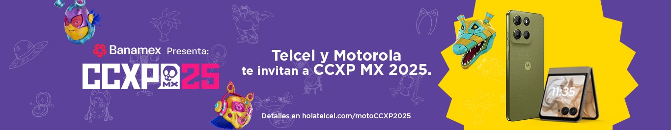 registrate y participa para ganar entradas al ccxp en mexico con motorola y telcel