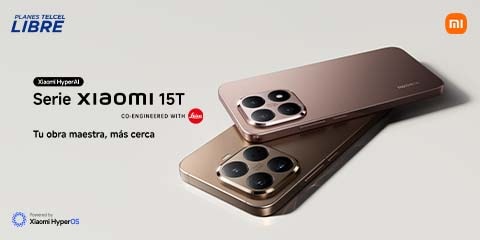 ahora con tu plan telcel libre disfruta del nuevo xiaomi 15t solo con telcel