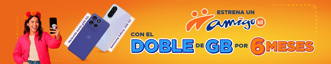 estrena un amigo kit de telcel con el doble de gb por seis meses solo con telcel
