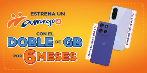 estrena un amigo kit de telcel con el doble de gb por seis meses solo con telcel