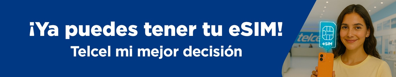 conoce esim disponible con la mejor red 5g de telcel y disfruta de la mejor velocidad