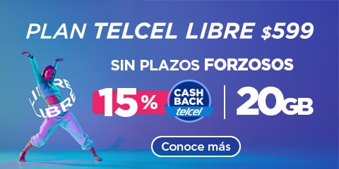 los planes de telcel libre sin plazos forzosos y con cash back de telcel ven y conoce mas