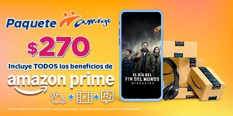 activa paquete amigo sin limite por doscientos setenta con amazon prime y beneficios