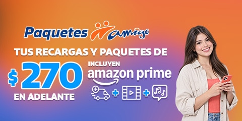 oferta de paquetes amigo con beneficios digitales y recargas desde doscientos setenta