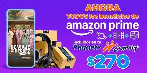 paquetes amigo sin limite de telcel a partir de 270 pesos incluye suscripcion prime video