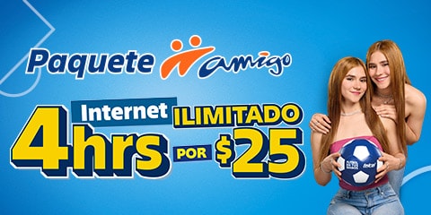 disfruta de cuatro horas de navegacion ilimitada por veinticinco pesos solo en telcel