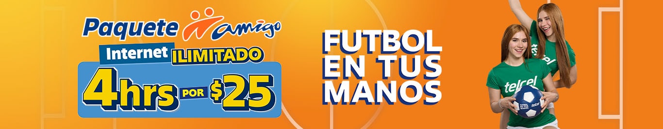 disfruta de cuatro horas de navegacion ilimitada por veinticinco pesos solo en telcel