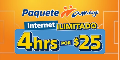 disfruta de cuatro horas de navegacion ilimitada por veinticinco pesos solo en telcel