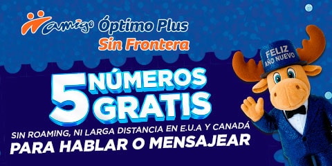 disfruta de cinco numeros gratis para hablar y mensajear con amigo optimo sin frontera