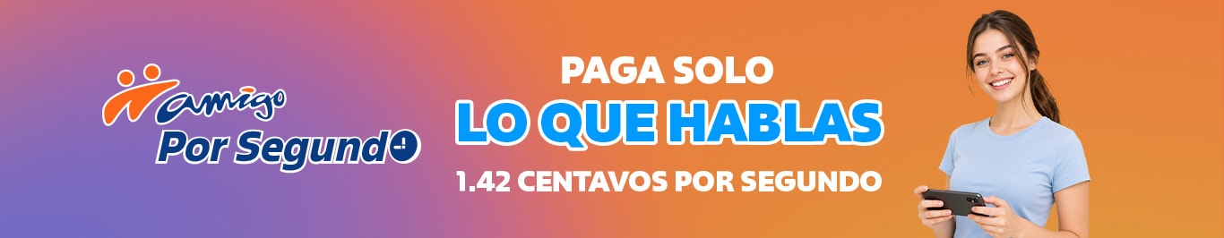 servicio amigo por segundo para pagar llamadas segun el tiempo de uso realizado