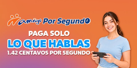 servicio amigo por segundo para pagar llamadas segun el tiempo de uso realizado