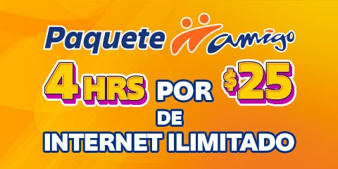 contrata ahora mismo tu paquete de internet ilimitado por cuatro horas para tu amigo aqui