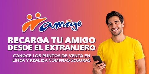 recarga tu amigo desde donde quiera que estes en el extranjero no te quedes sin saldo