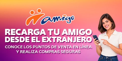 recarga tu amigo desde donde quiera que estes en el extranjero no te quedes sin saldo