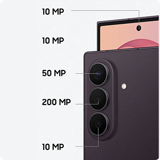 Sistema de cámaras de hasta 200 MP en Fold8 Ultra
