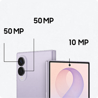 Sistema de cámaras de alta resolución Galaxy Z Fold8