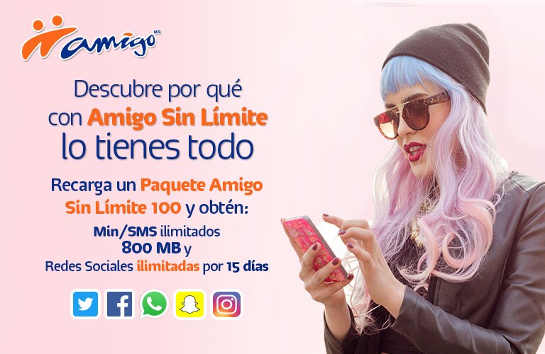 Esquema Amigo Sin Límite - Saldo Amigo o Paquete | Telcel