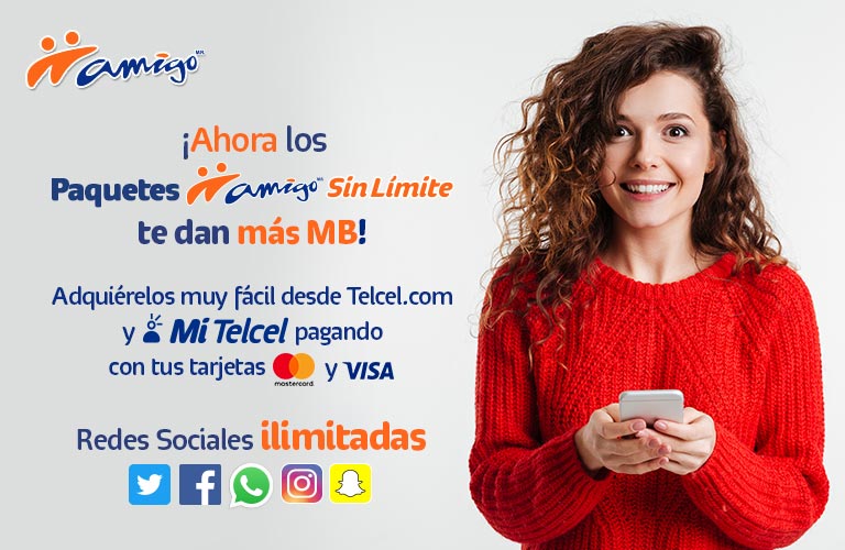 Mas MB y Redes Sociales con Paquetes Amigo Sin Límite paquetes amigo sin limite ahora trae para ti mas megas snapchat e instagram