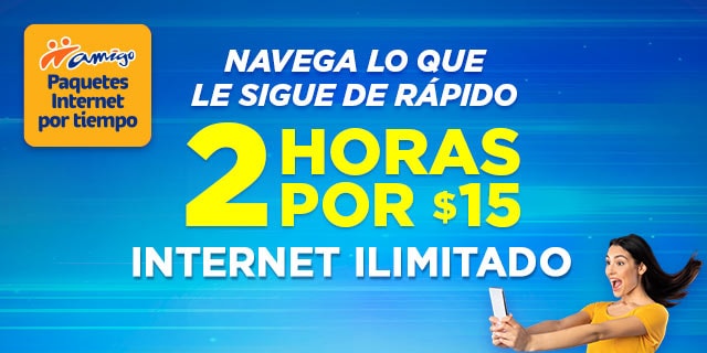disfruta de internet ilimitado por dos horas por solo quince pesos solo con telcel