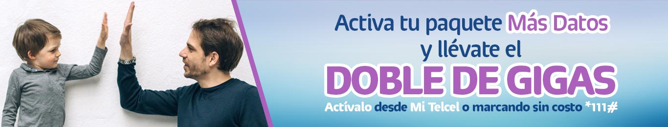 Adquiere uno de los Paquetes de por Tiempo Telcel