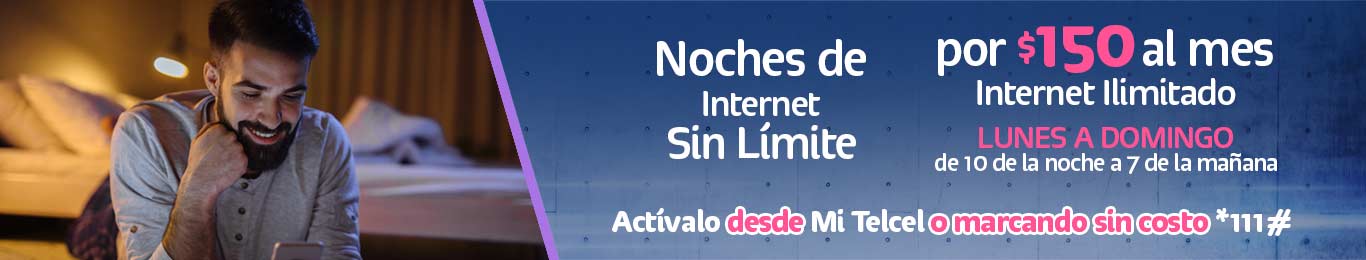 Adquiere uno de los Paquetes de por Tiempo Telcel