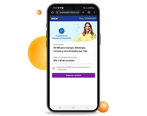 para aceptar el paquete por adelantado selecciona la oferta y pulsa el boton activar