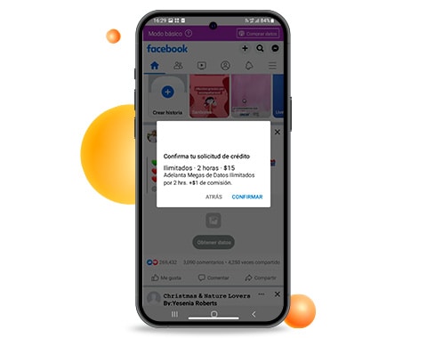 desde el  portal de facebook tambien puedes utilizar nuestro servicio