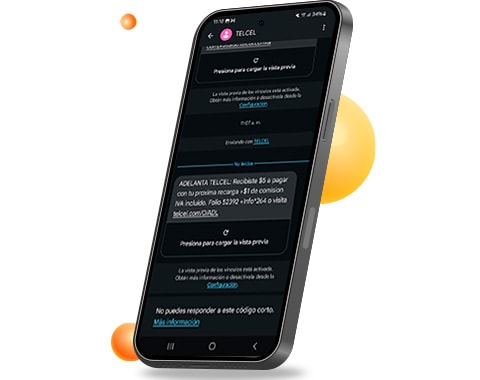 recibiras un sms con el monto de tu adelanto y la comision por servicio