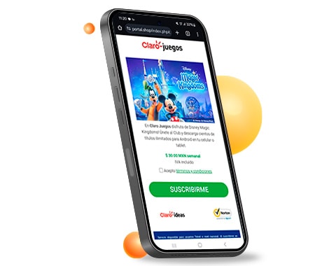 saldo de 5 o menos y te suscribes a un servicio en portal shop tendras la invitacion