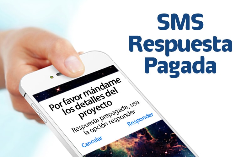 respuesta prepagada por medio