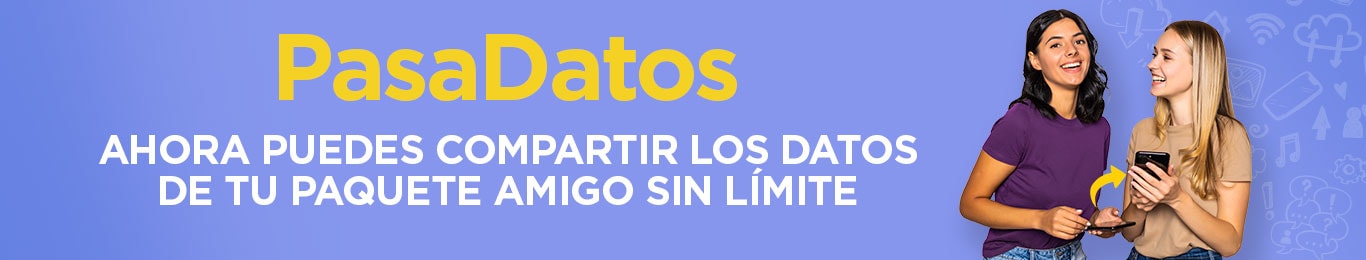 pasa datos a tus amigos y contactos y no dejen de estar conectados con el nuevo pasadatos
