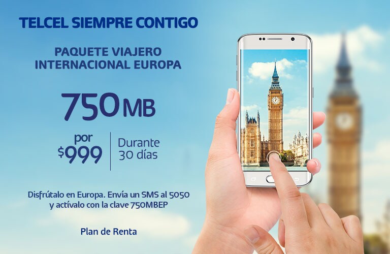 Roaming Internacional Paquetes y Tarifas Telcel