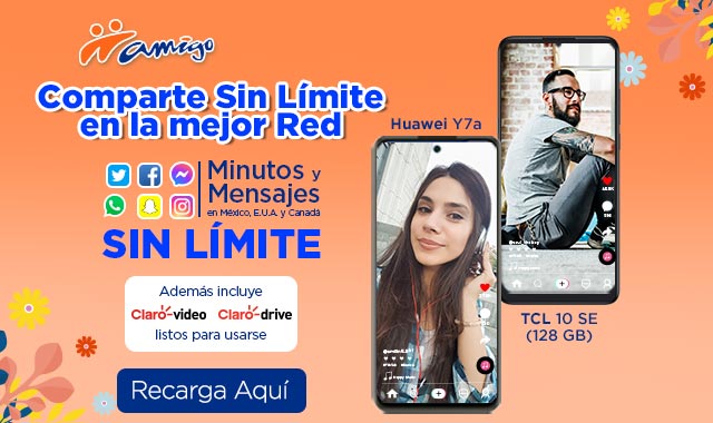 desde 100 pesos en recargas tienes acceso al mundo claro no te quedes sin tu recarga