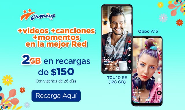 tus recargas de 150 pesos te dan la fabulosa cantidad de dos gigas para navegar