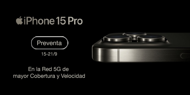 proximamente en la mejor red cinco g el nuevo iphone 15 Pro solo con telcel