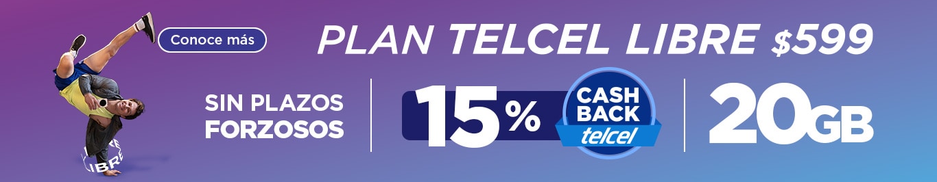 plan telcel libre son sin plazos forzosos y con cash back de telcel ven y conoce mas