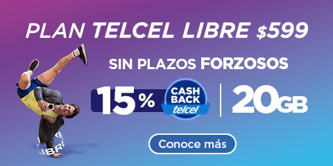 plan telcel libre son sin plazos forzosos y con cash back de telcel ven y conoce mas