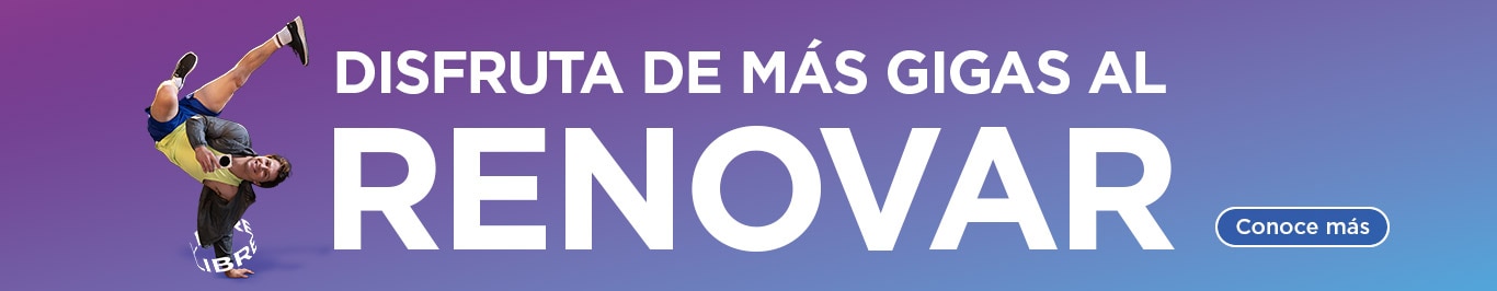 con los planes de telcel libre disfruta de mas gigas al renovar solo con telcel