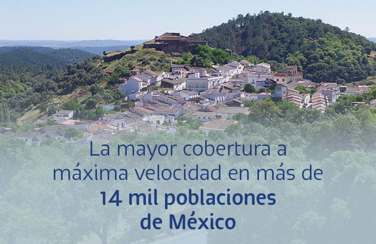 Telcel Empresas - Mayor Cobertura y Máxima Velocidad maxima velocidad en más de 14 mil poblados en mexico con la mayor cobertura que ofrece telcel