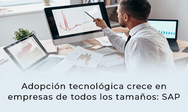 conoce como esta creciendo la adopcion tencologica en las empresas
