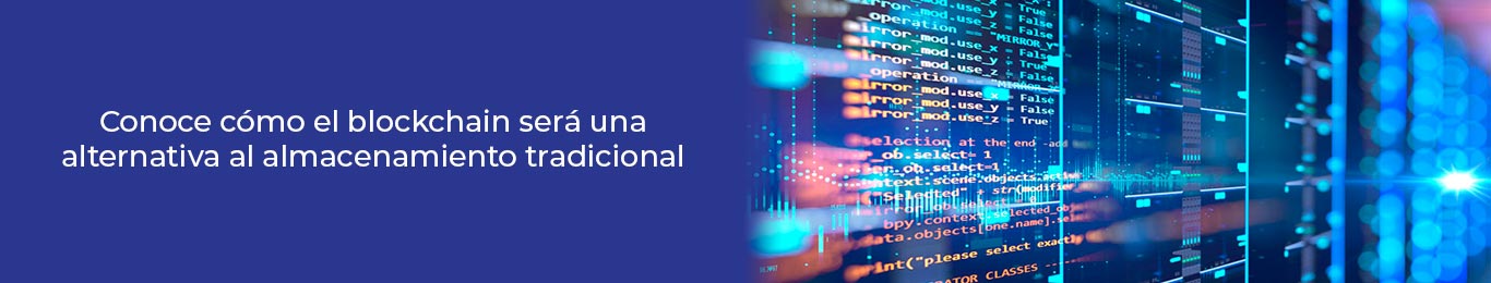 almacenar con blockchain
