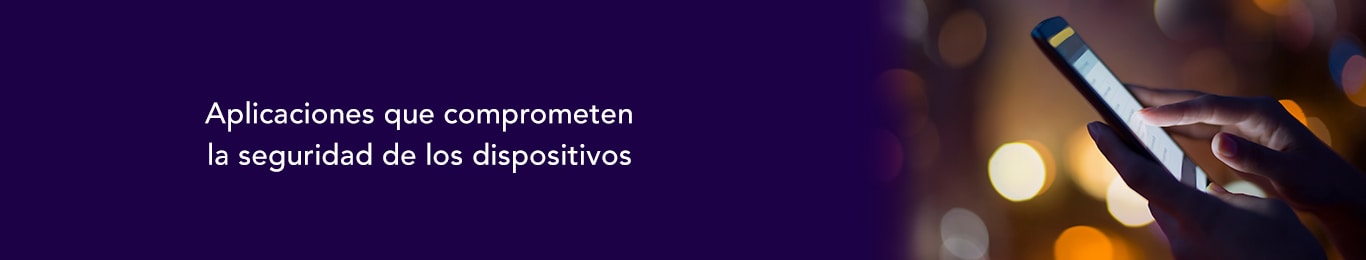 aplicaciones con riesgos de seguridad