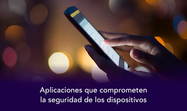 aplicaciones con riesgos de seguridad