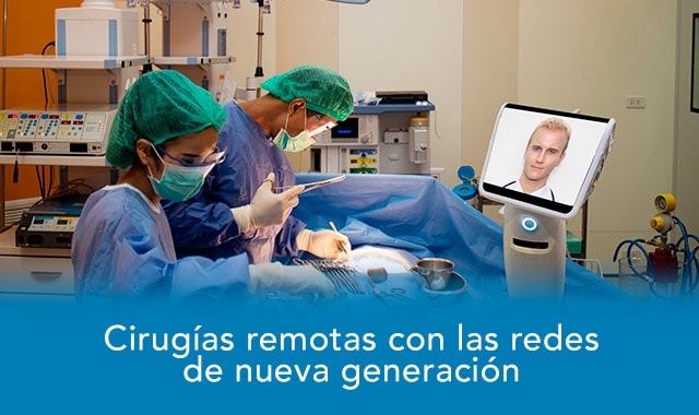 conoce como funcionan las cirugias remotas con las redes de nueva generacion