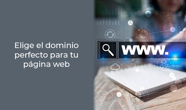 escoge el dominio de la página web de tu empresa