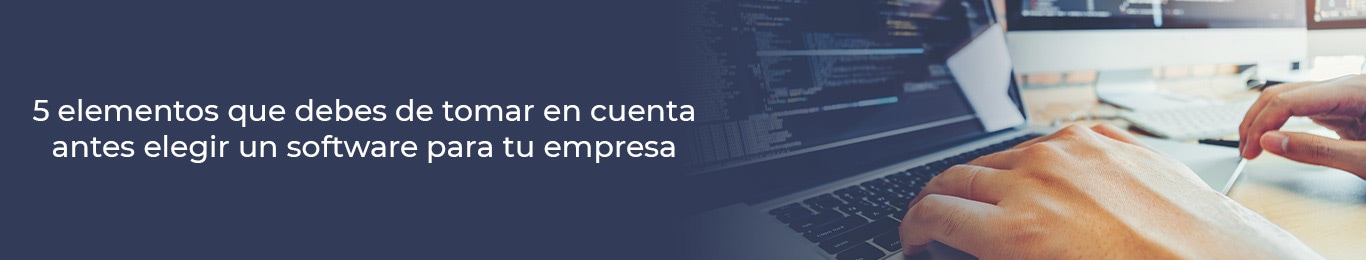 eleccion de software